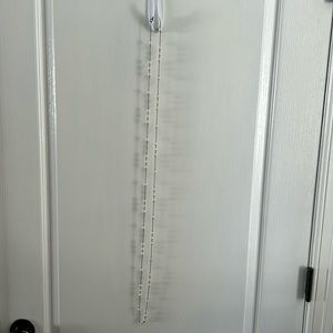 Faux Pearl and silver necklace